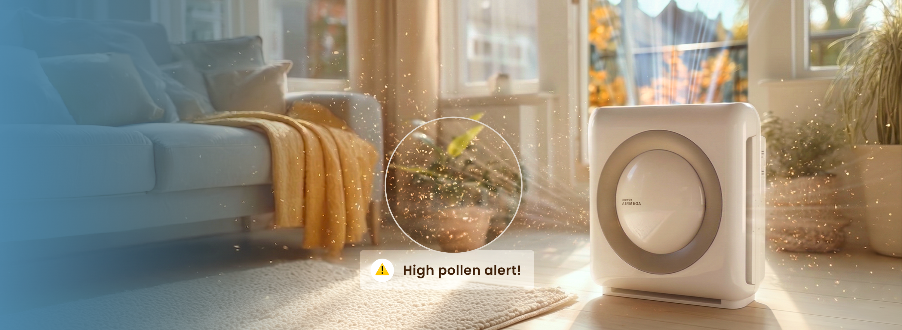 Let fresh air in,
keep pollen out.