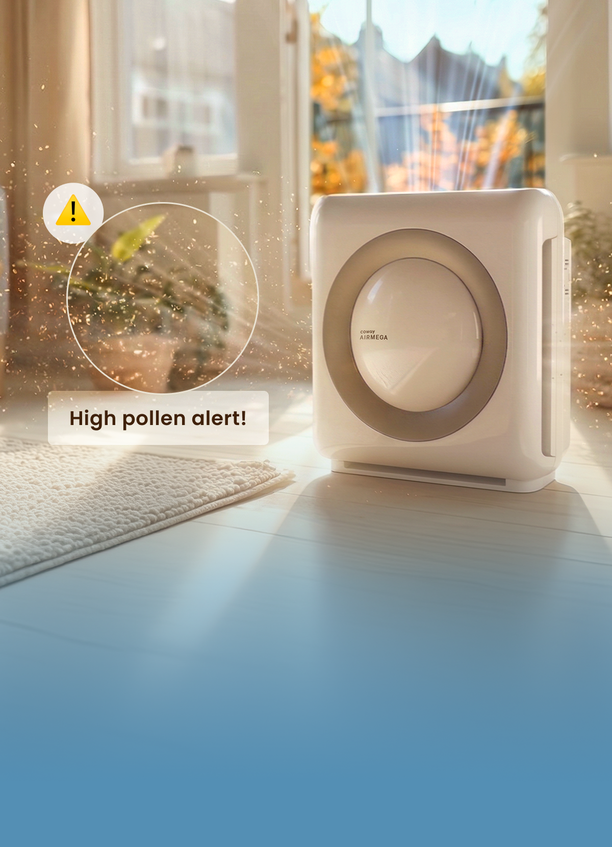 Let fresh air in,
keep pollen out.